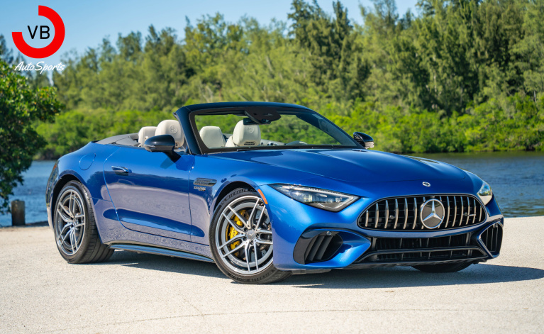 Used 2022 Mercedes-Benz SL-Class AMG SL 55 for sale $98,900 at VB Autosports in Vero Beach FL