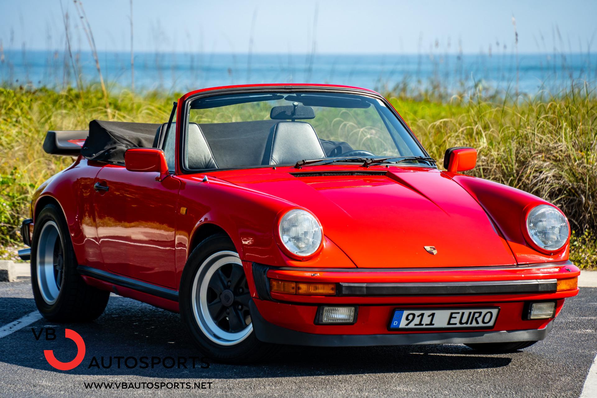 Pre-Owned 1984 Porsche 911 Carrera Euro-Spec Cabriolet For Sale (Sold) | VB Autosports Stock #VB236 Pre-Owned 1984 Porsche 911 Carrera Euro-Spec Cabriolet For Sale (Sold) | VB Autosports Stock #VB236